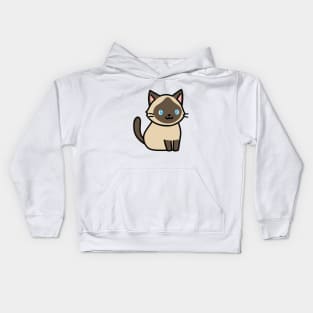 Siamese Cat Kids Hoodie